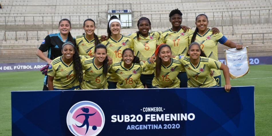 Selección Colombia femenina golea a Bolivia en el inicio del Sudamericano Sub-20
