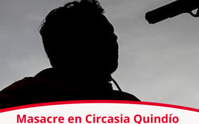 Masacre en Circasia deja 4 muertos y 3 heridos.